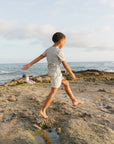 Ryee+Cru | Boardshort | Sage Stripe