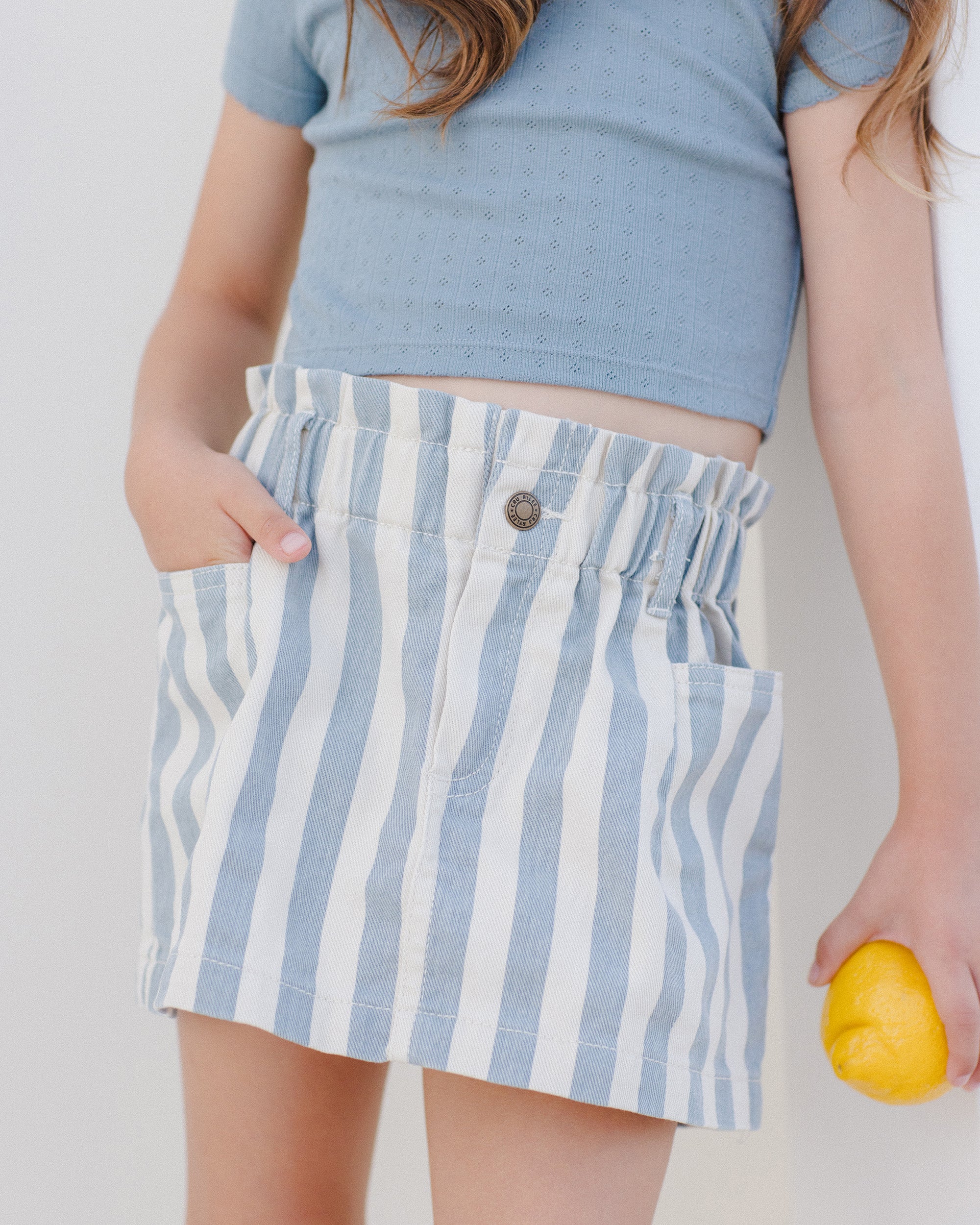 RyleeCru | S25 D3 | Pointelle Tee | Ocean
