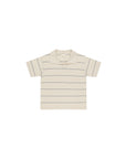 RyleeCru | SS25 D2 | Chandler Knit Polo | Blue Stripe