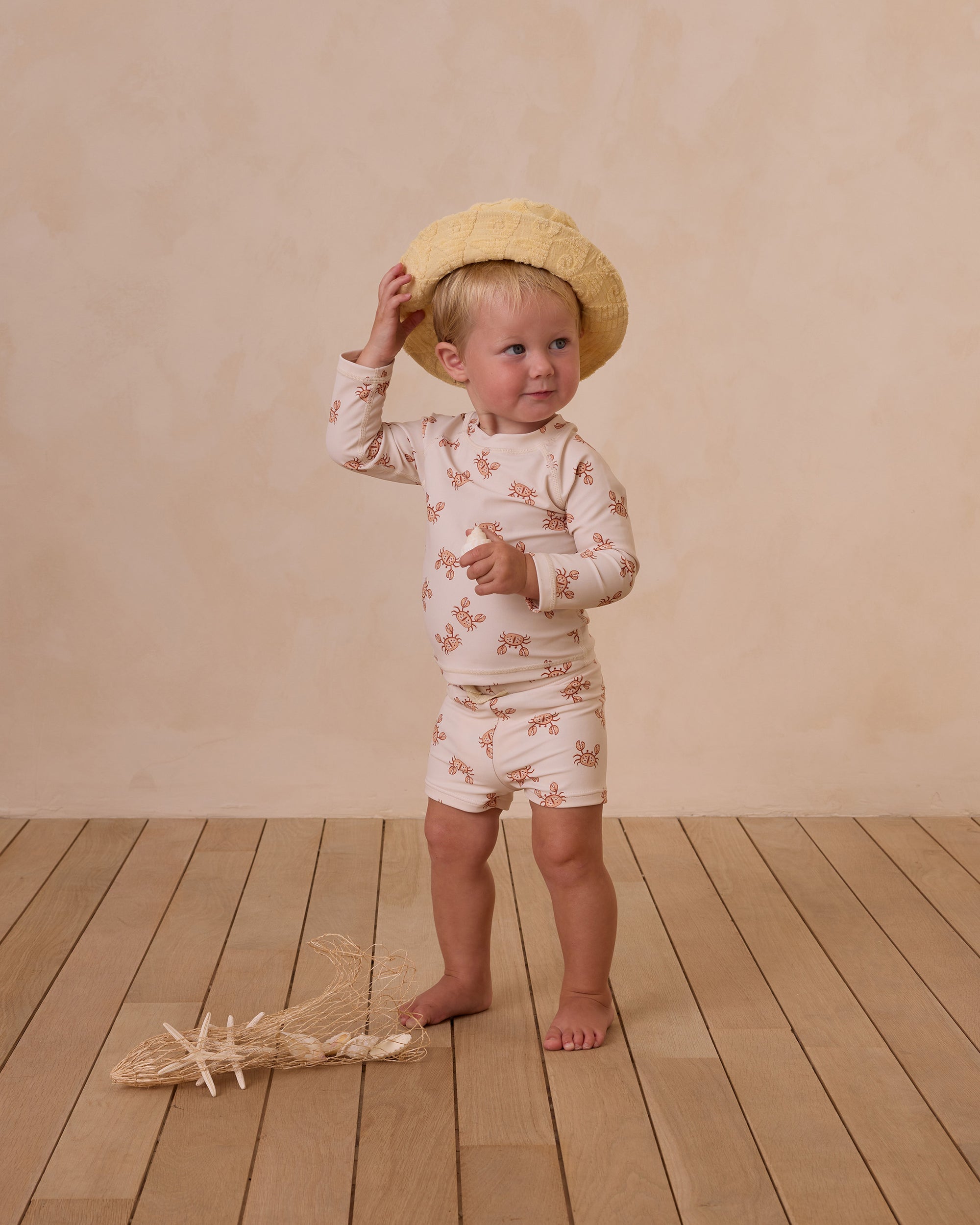 Rylee+Cru | Boys Rashguard Set | Crabs