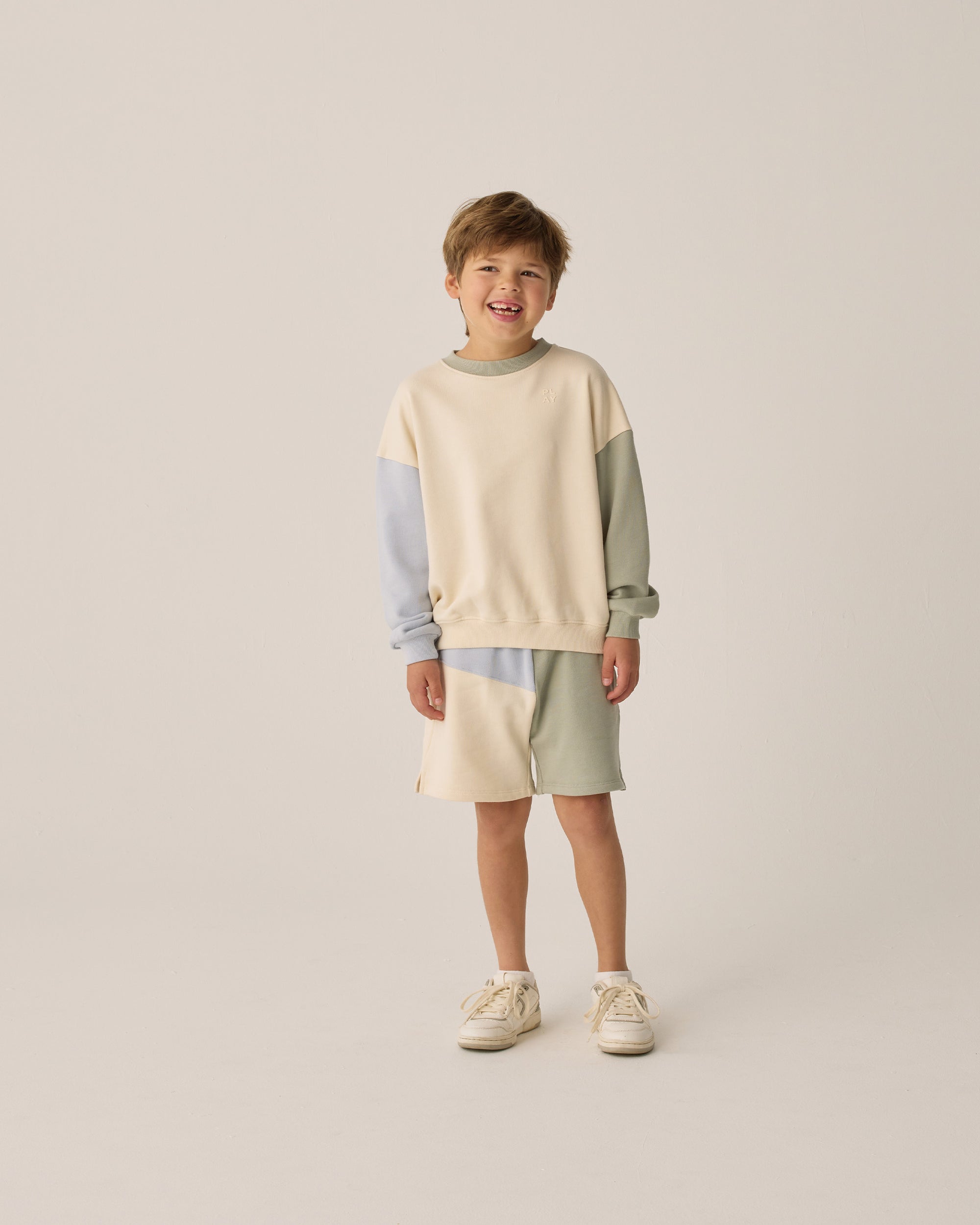 Rylee+Cru | PXP | Boxing Short | Sage Color Block