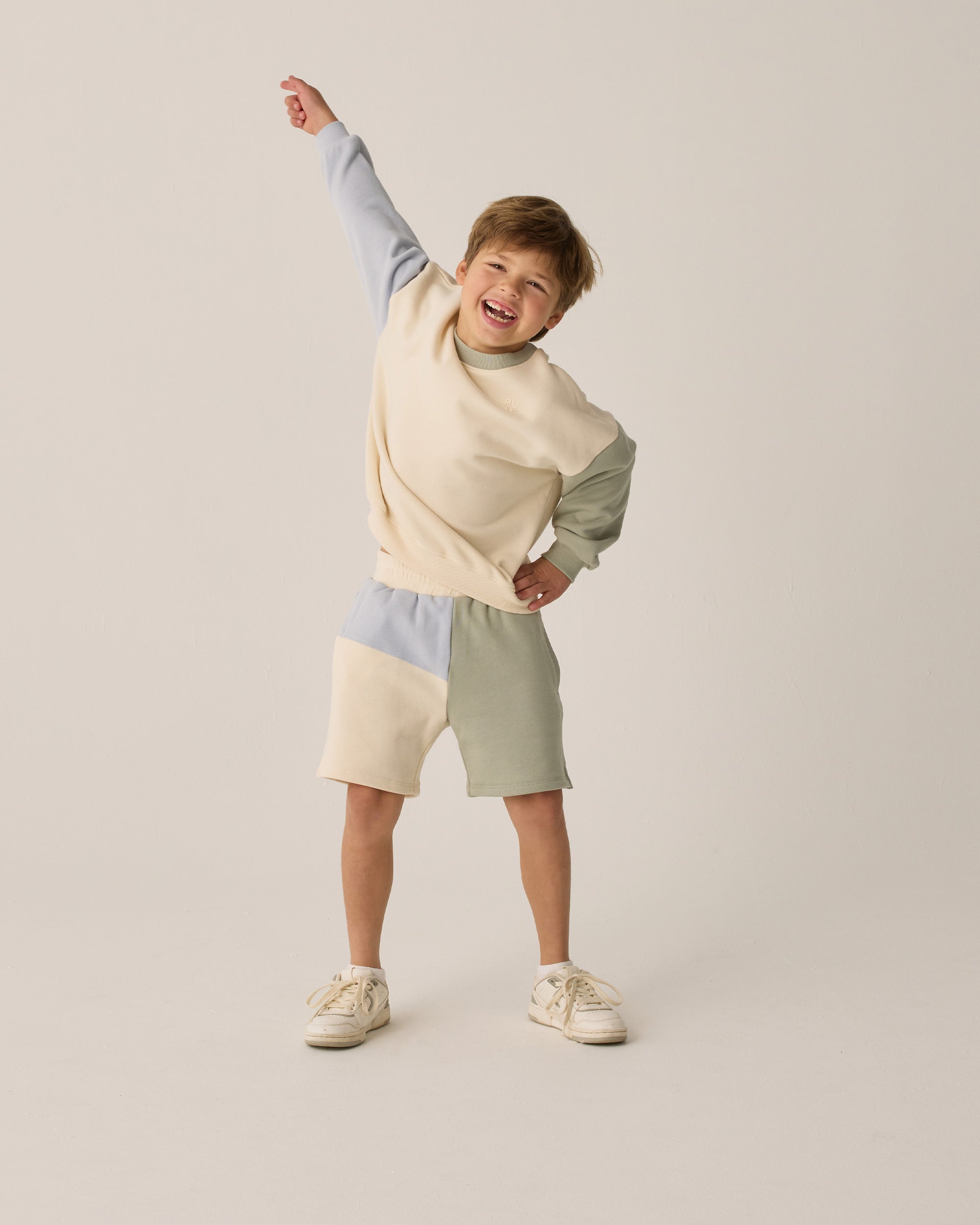 Rylee+Cru | PXP | Boxing Short | Sage Color Block