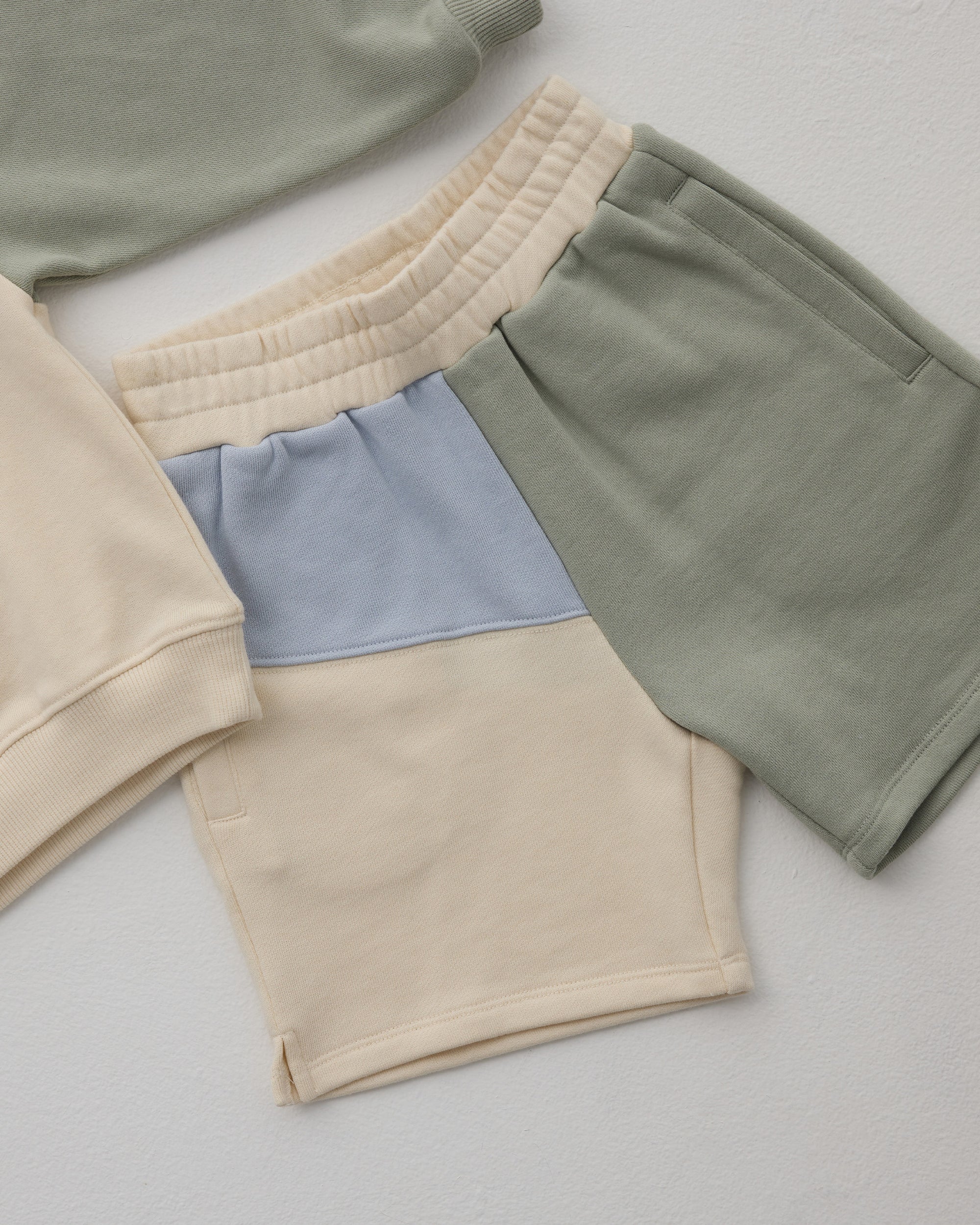 Rylee+Cru | PXP | Boxing Short | Sage Color Block