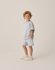 Rylee+Cru | PXP | Short Sleeve Sweatshirt | Light Blue