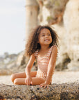 Rylee+Cru | Positano One-Piece | Poppy Stripe
