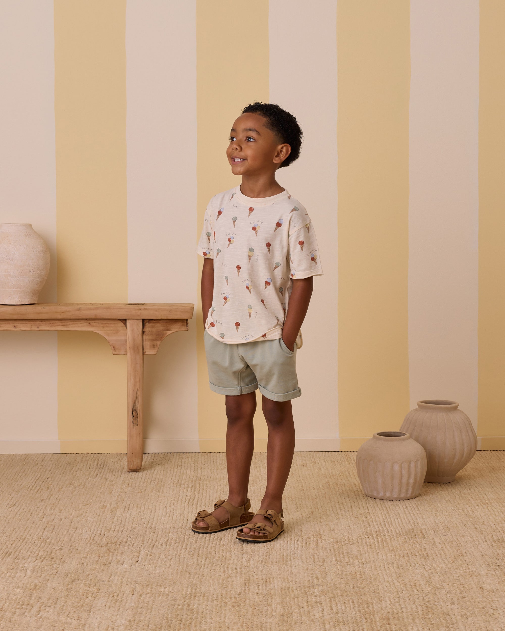 Rylee+Cru | Raw Edge Tee | Gelato