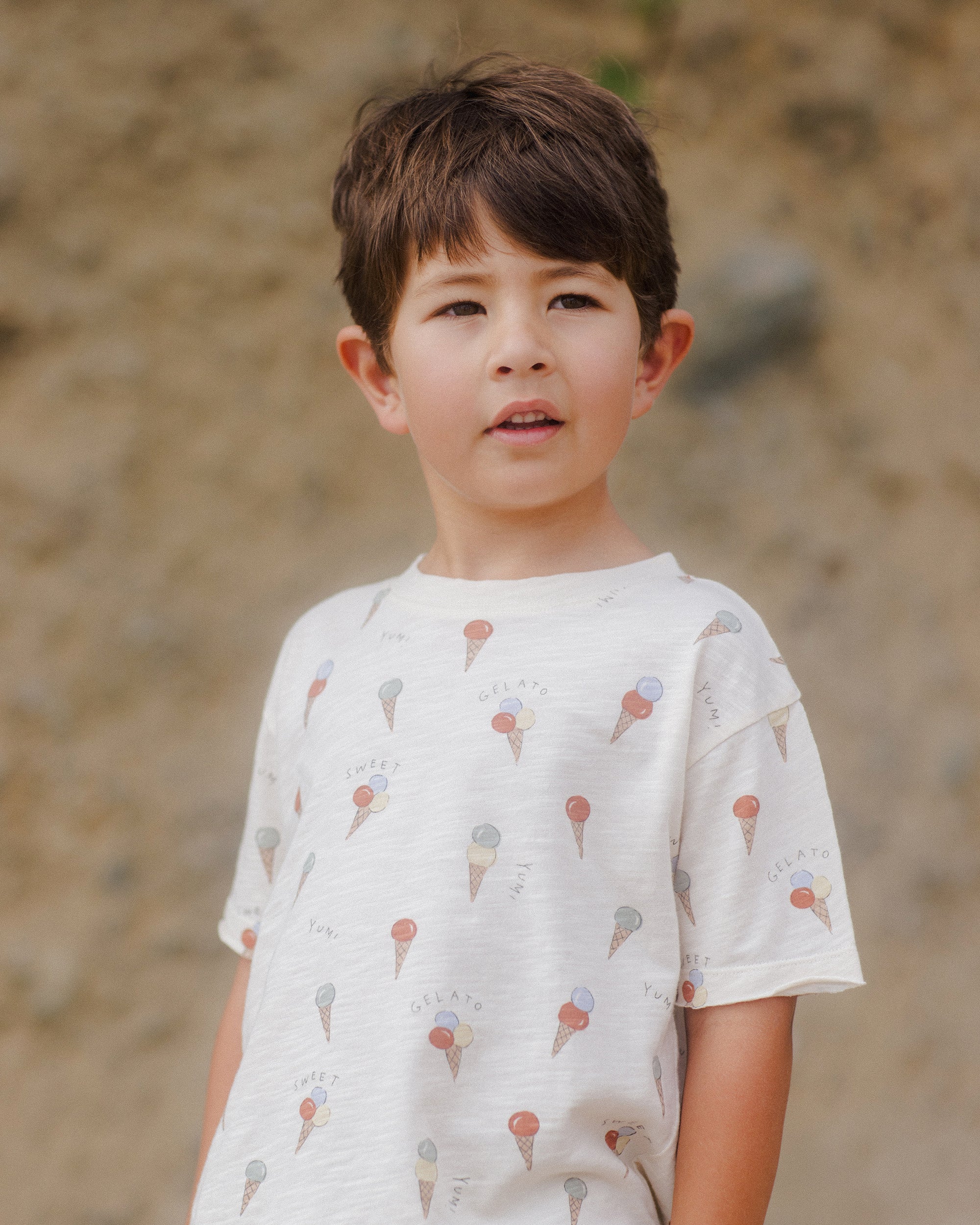 Rylee+Cru | Raw Edge Tee | Gelato