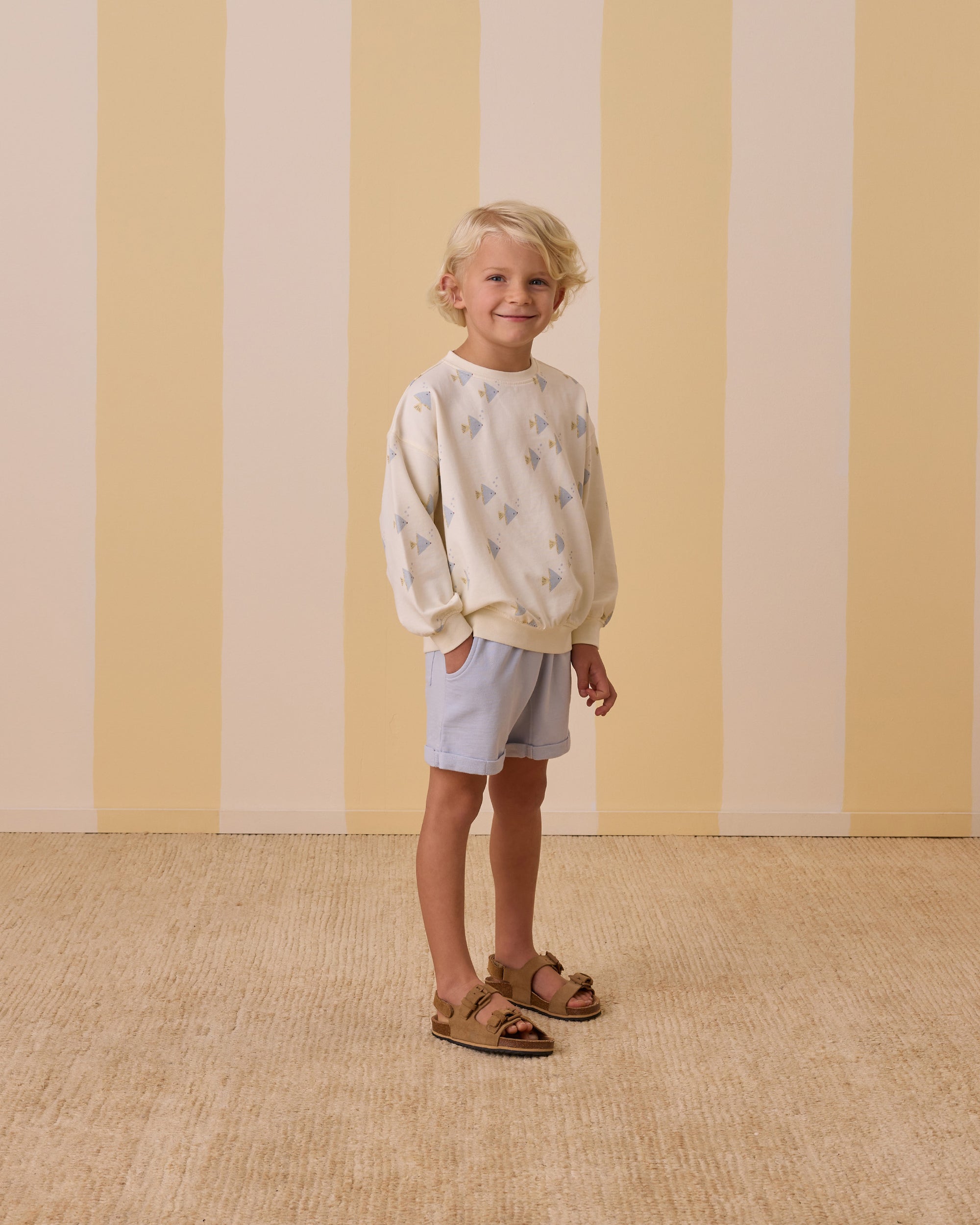 Rylee+Cru | Relaxed Short | Light Blue