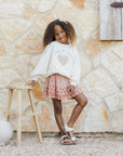 Rylee+Cru | Tiered Mini Skirt | Poppy Gingham