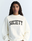 Society Womens Sweatshirt | Moonlight White