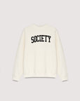 Society Womens Sweatshirt | Moonlight White