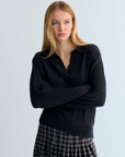 Agatha Woman Polo | Galactic Grey Melange