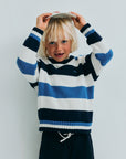 Celosia Jumper | Summer Midnight Stripe