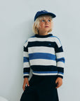 Celosia Jumper | Summer Midnight Stripe