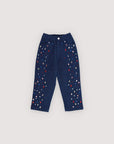 Blue Denim jeweled denim pant The New Society