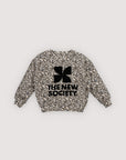 Leopard Print Logo Sweatshirt Nelia The New Society