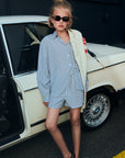 Teen Alheli Short | Summer Midnight Stripe