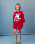 Teen Peony Short | Tulip Red