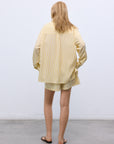 Womens Alheli Short | Mimosa Yellow Stripe