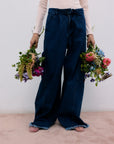 Womens TNS Denim Extra Wide Pant | Indigo Denim