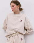 Womens Logo Sweatshirt | Sand Vigore