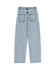 Womens TNS Pleat Denim Pant | Bleach Denim