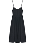 Womens Lippia Dress | Midnight Black