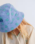 Smiley Denim Bucket Hat