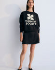 TheNewSociety-SS25-WomanMykonosSweatshirt-Caviar