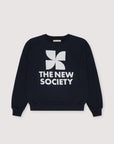 TheNewSociety-SS25-WomanMykonosSweatshirt-Caviar