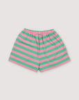 Smiley Short | Stripes Hibiscus