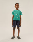 The Campamento | Blue Terry Kids Short