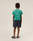 The Campamento | Blue Terry Kids Short