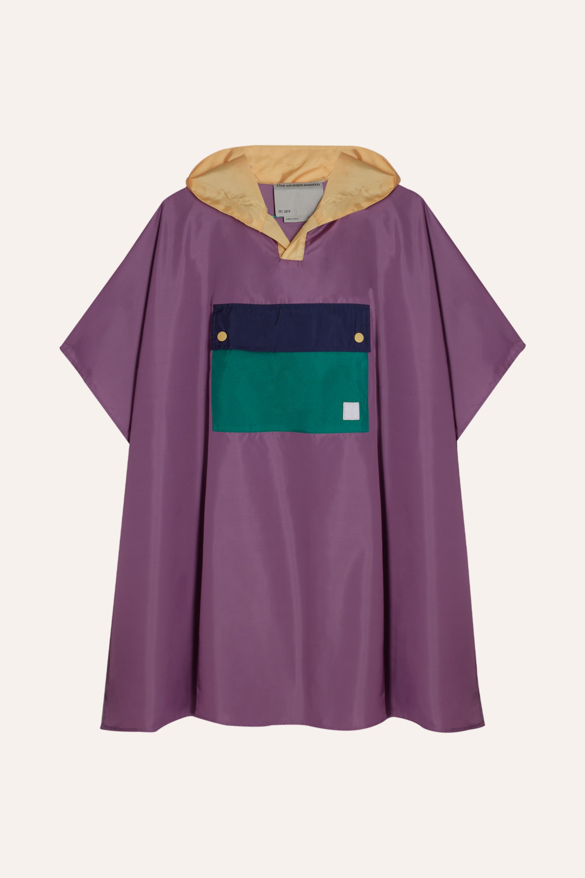 The Campamento | Color Block Poncho
