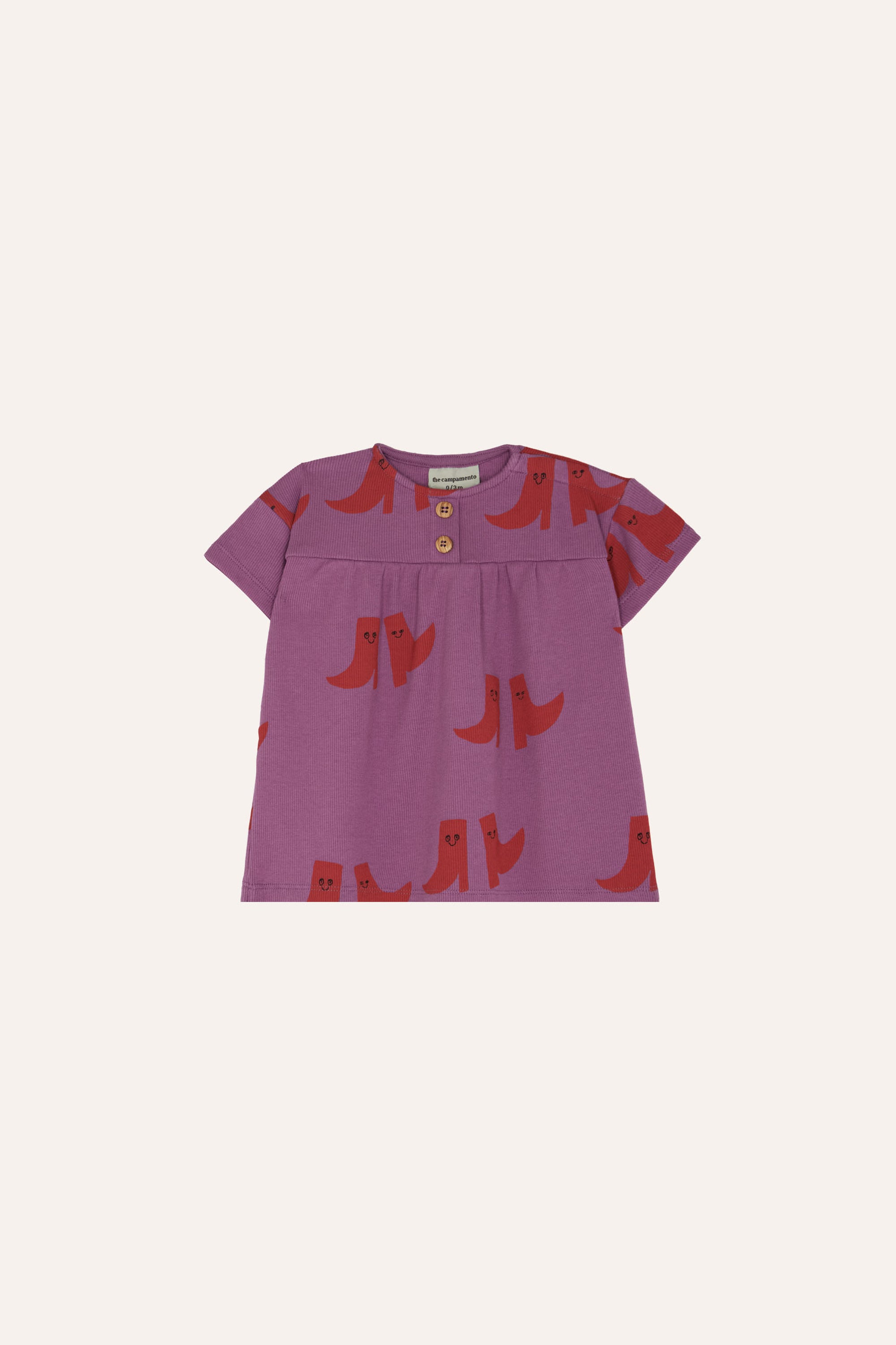 The Campamento | Happy Boots All Over Baby Dress
