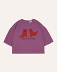 The Campamento | Happy Boots Purple T-Shirt