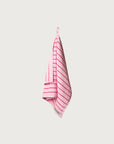 OEKO-TEX® Bath Sheet | Baby Pink & Ski Patrol Red