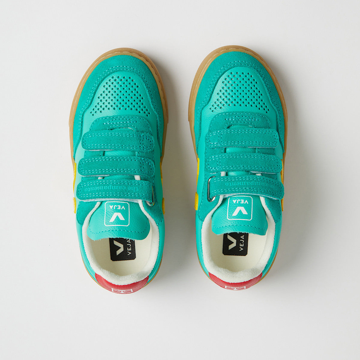 VejaXCampamento | SS25 | V-90 Leather Veja X Campamento | Freshmint Sunshine