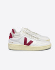 Veja | SS25 | Adult V-90 Leather White | Marsala