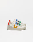 Veja | SS25 | V-10 Leather Multicolour White Ouro