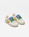 Veja | SS25 | V-10 Leather Multicolour White Ouro