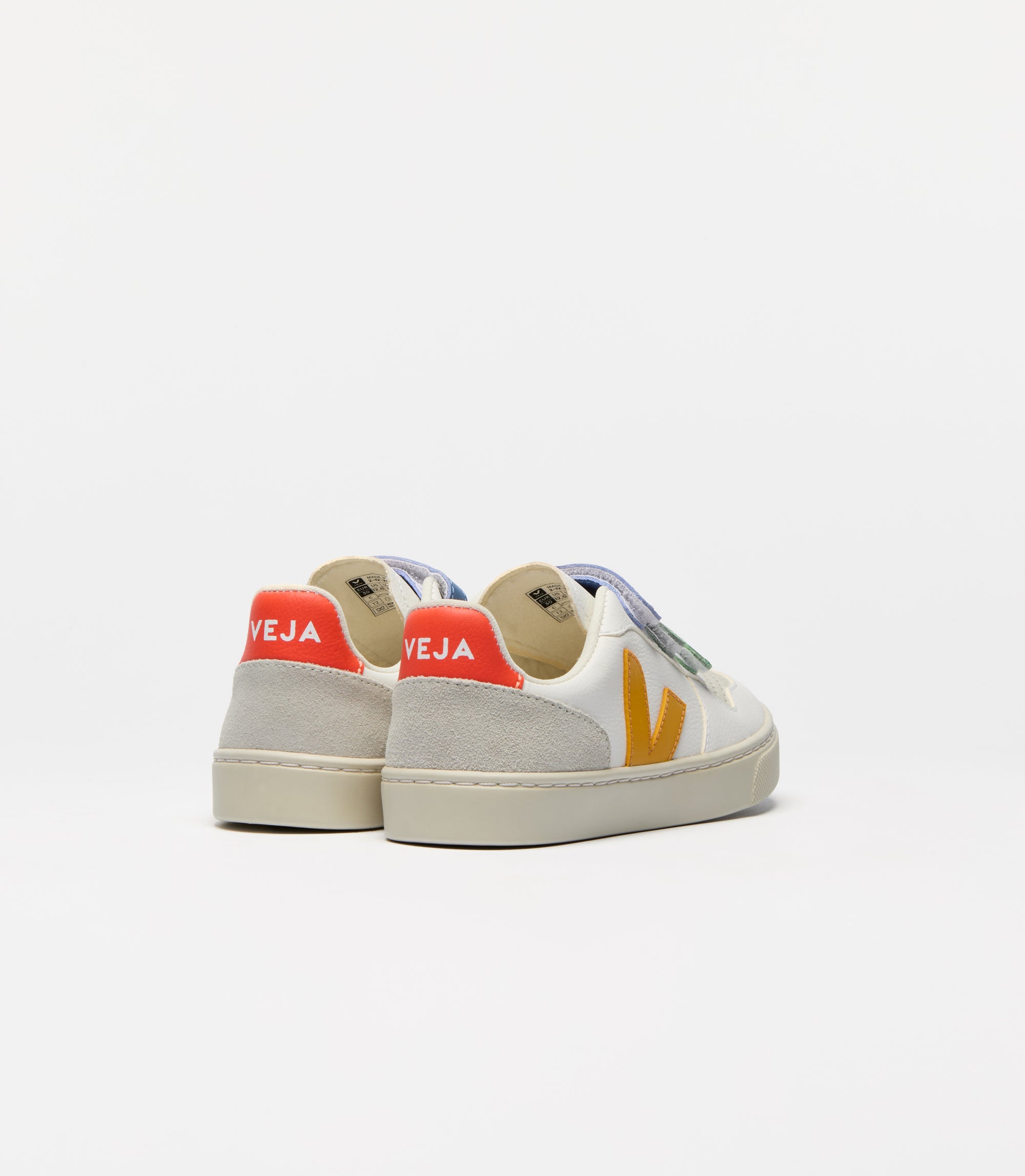 Veja | SS25 | V-10 Leather Multicolour White Ouro