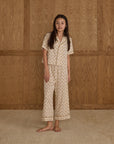 Woven Pajama Set | Golden Bloom
