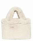 Faux Fur Mini Handbag | Neutral