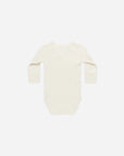Side Snap Bodysuit | Ivory Pointelle