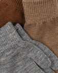 Filla Gloves, 3pk | Grey Melange, Brown, Beige