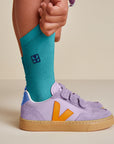 V-90 Leather Veja X Campamento | Orchid Faubourg