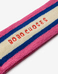 Bobo Choses pink towel headband