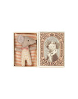 Sleepy/Wakey Baby Mouse in Matchbox | Rose