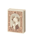 Sleepy/Wakey Baby Mouse in Matchbox | Rose